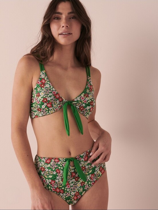 Aqua Other - La Vie En Rose Aqua Ditsy Blooming Reversible Bikini